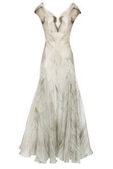 Alexander McQueen Gown with Angel Print - Lyst