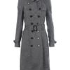 Burberry Prorsum Lace Trench Coat in Gray (grey) - Lyst