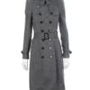 Burberry Prorsum Lace Trench Coat in Gray (grey) - Lyst
