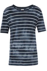 Acne Tie Dye Striped T-shirt