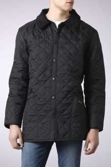 Barbour Black Quilted Chelsea Jacket - Lyst