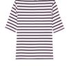 Farhi By Nicole Farhi Breton Pastel Stripe Tee in White (pink) - Lyst