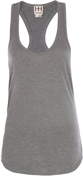 Haute Hippie Crystal Studded Vest in Gray (grey) - Lyst