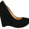 L.a.m.b. Plum Covered Platform Wedges in Purple (plum) - Lyst