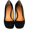 L.a.m.b. Plum Covered Platform Wedges in Purple (plum) - Lyst