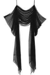 Moschino Spotted Tulle Top