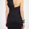 Notte By Marchesa Silk One Shoulder Bow Dress in Black - Lyst