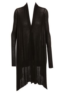 Rick Owens Raised Cotton Pique Knit Cardigan - Lyst