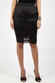 D&G Lace Lined Organza Pencil Skirt - Lyst