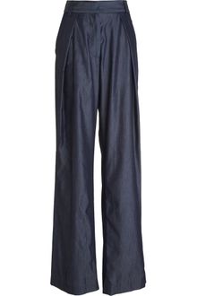 Richard Chai Love Wide Leg Pleated Trouser - Lyst