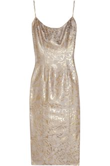 L'Wren Scott Metallic Floral Brocade Dress - Lyst
