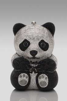 Judith Leiber Panda Minaudiere - Lyst