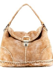 Prada Shearling Hobo - Lyst