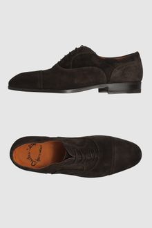 Santoni Laced Shoes - Lyst
