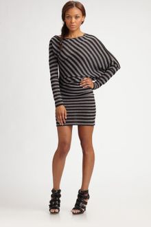 BCBGMAXAZRIA Leena Side-drape Tunic Dress - Lyst