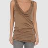 Patrizia Pepe Sleeveless Sweater in Brown - Lyst