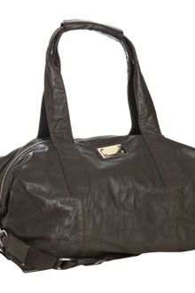 D&G Brown Leather Duffel Bag - Lyst
