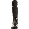 Fendi Black Zucca Canvas and Patent Leather Flat Boots in Black - Lyst