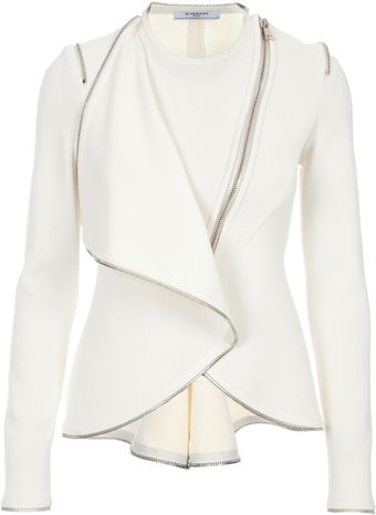Givenchy Zip Trim Jacket - Lyst