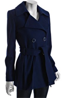 Via Spiga Sapphire Wool Blend Double-breasted Scarpa Coat - Lyst