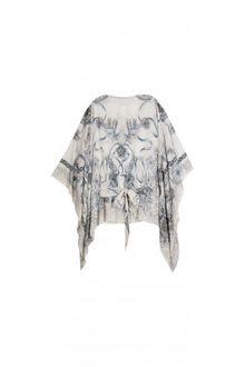 Roberto Cavalli Silk Chiffon Top - Lyst