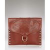 Rebecca Minkoff Navajo Laser Clutch in Brown - Lyst