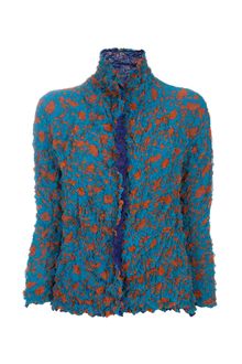 Issey Miyake Textured Blouse - Lyst
