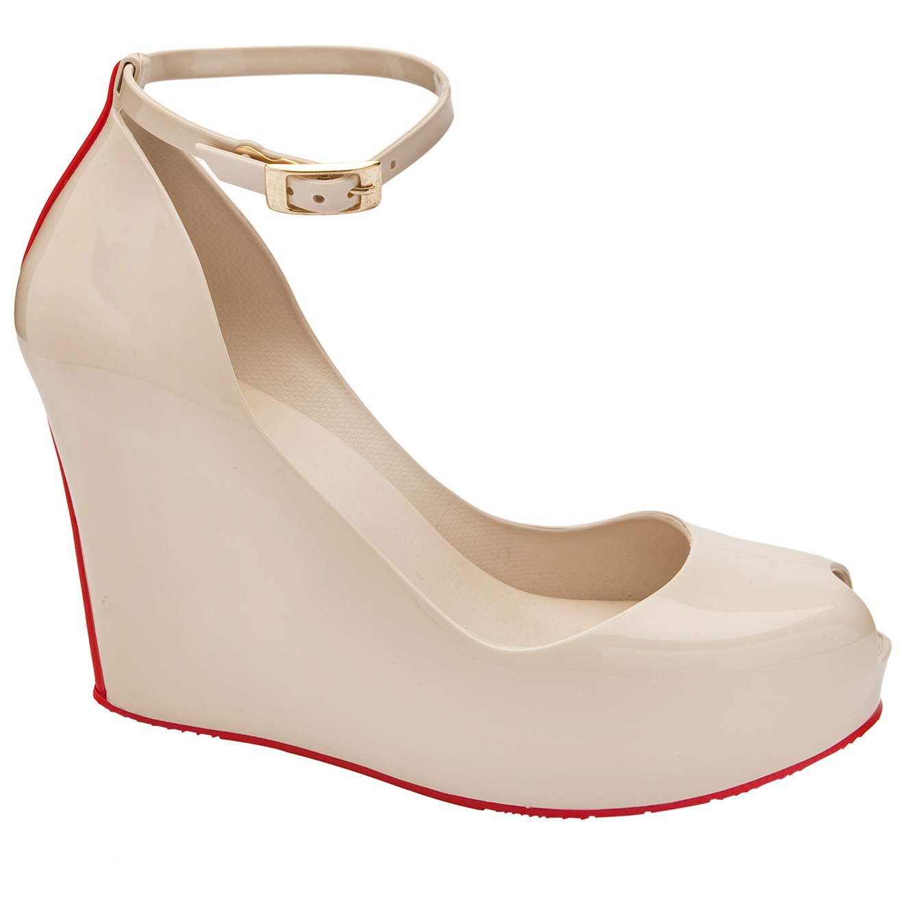 Melissa Patchuli Wedges In Beige Cream Lyst