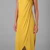 Cheap Monday Kendra Long Dress in Yellow (mustard) - Lyst