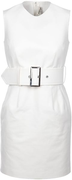 Comme Des Garçons Belted Dress - Lyst