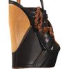 Lanvin Woven Wedge in Black - Lyst