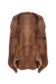 Liska Mink Fur Shawl - Lyst