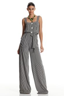 Oscar de la Renta Wide Leg Jumpsuit - Lyst