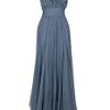 Eastland Chiffon Beaded Halter Gown in Blue (orange) - Lyst