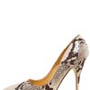 Kate Spade Licorice Snakeprint Pump in Animal (roccia)