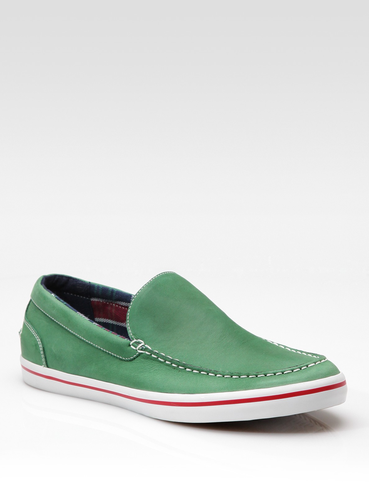 Cole Haan Air Newport Slipons in Green for Men Lyst