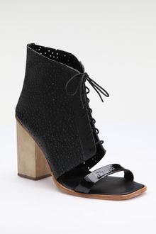 Rachel Comey Open-toe Leather Ankle Boots - Lyst