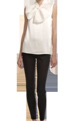Erin Fetherston Sleeveless Bow Blouse