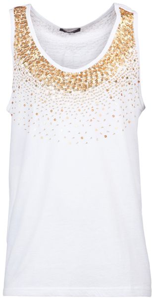 Unconditional Beaded Tank - Lyst