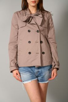 See By Chloé Bow Necktie Short Trench - Lyst