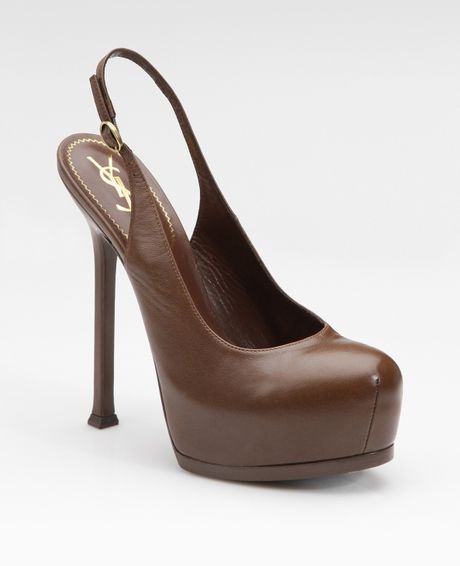 ysl sling backs