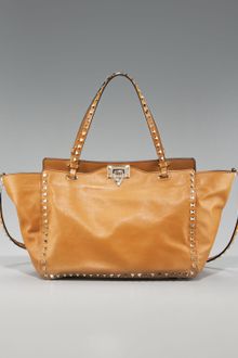 Valentino Studded Calfskin Tote, Small - Lyst