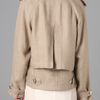 Alexander Wang Linen Burlap Short Trench in Beige (natural) - Lyst