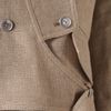 Alexander Wang Linen Burlap Short Trench in Beige (natural) - Lyst
