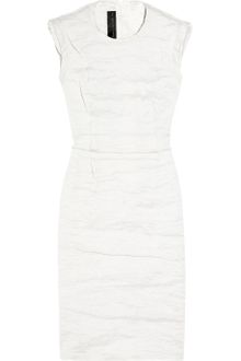 La Petite Salope Crinkled Stretch Satin-twill Dress - Lyst