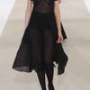 Rochas Silkgauze Dress in Black - Lyst