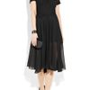 Rochas Silkgauze Dress in Black - Lyst