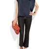 Vince Oversized Silk Top in Blue - Lyst