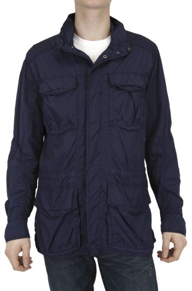 Add Multipockets Washed Matt Nylon Sport Jac in Blue for Men (navy) - Lyst