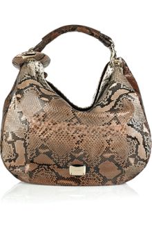 Jimmy Choo Sky Large Python Hobo Bag - Lyst